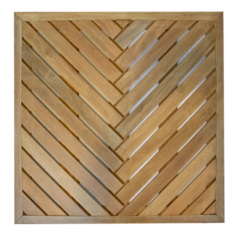 Vlondertegel 100x100cm hardhout (visgraat) | Direct bestellen