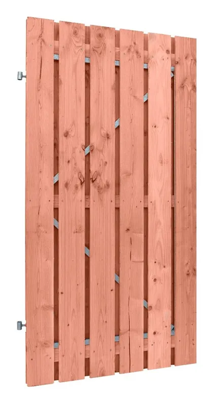 Beste prijs - Tuinpoort op poortframe Douglas verstelbaar incl. dag- en nachtslot 100x195cm