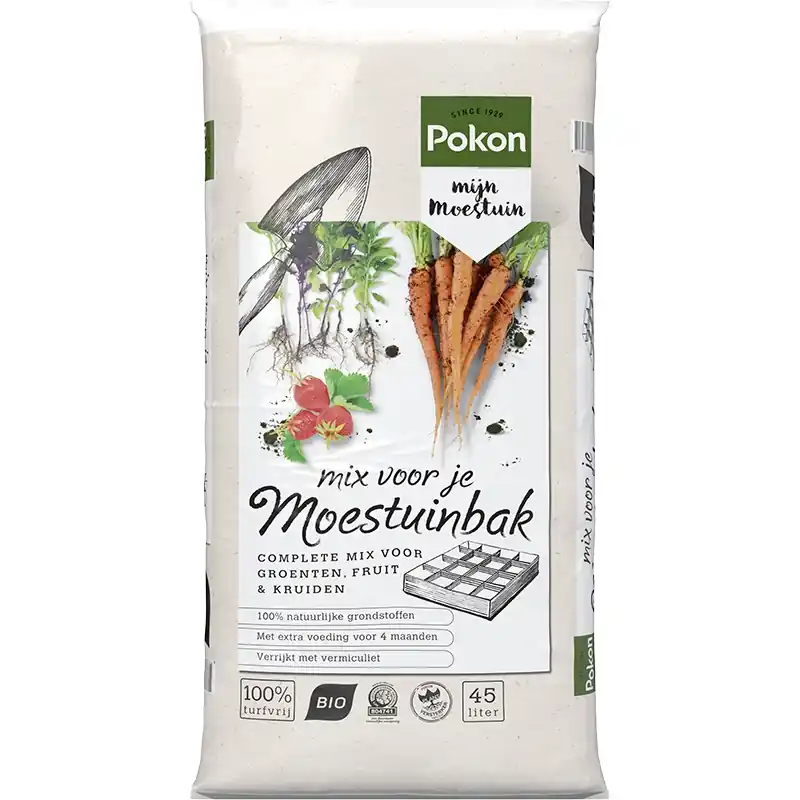 Aanbieding loopt bijna af - Mix voor je Moestuinbak Bio 45L