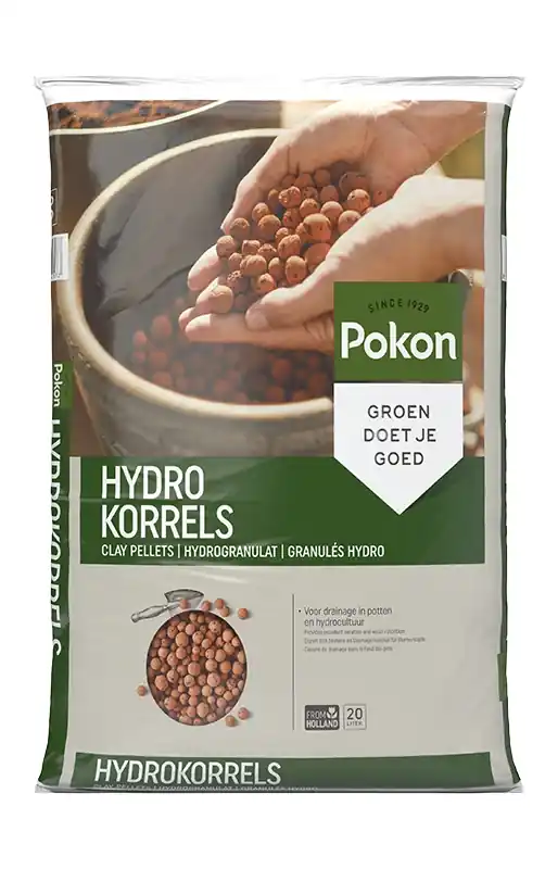 Lage prijs | Pokon Hydrokorrels 20L