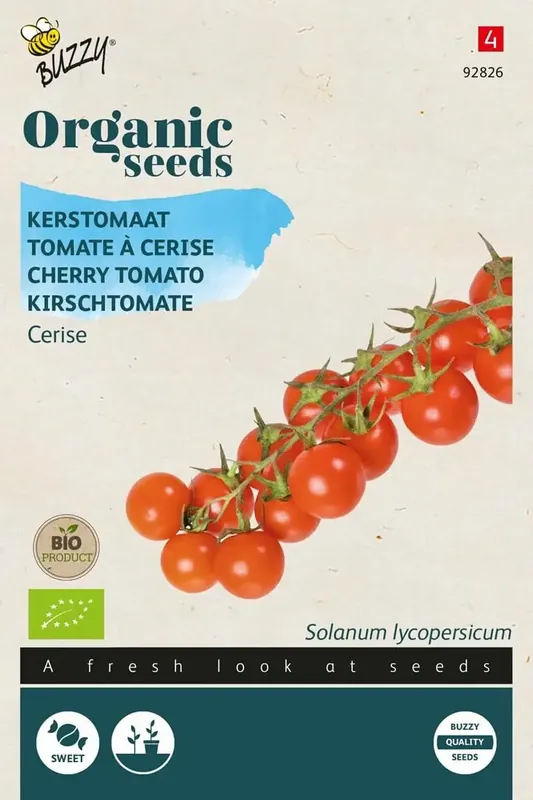 Buzzy® zaden - Organic Kerstomaten Cerise (BIO) - Extra korting