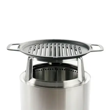Topkwaliteit - Solo Stove Adapter + Grill voor Bonfire RVS en Gietijzer D47.6cm