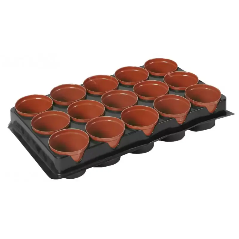 Nieuw in het assortiment - Kweekpotjes Rond 7cm (15 stuks)