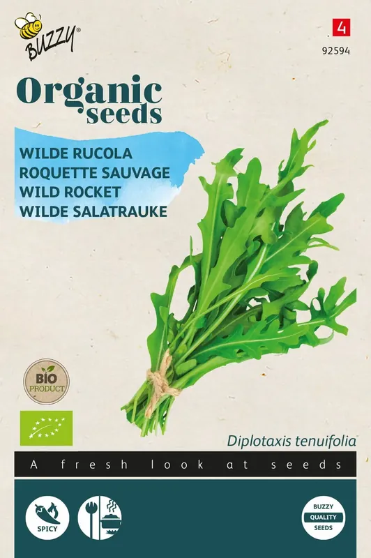 Rechtstreeks van de fabrikant - Buzzy® zaden - Organic Wilde Rucola (BIO)