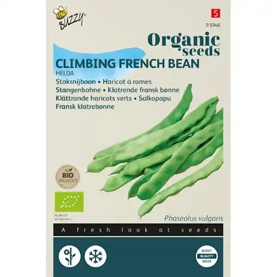 Buzzy® zaden - Organic Stoksnijboon Helda (BIO) | Nieuw product