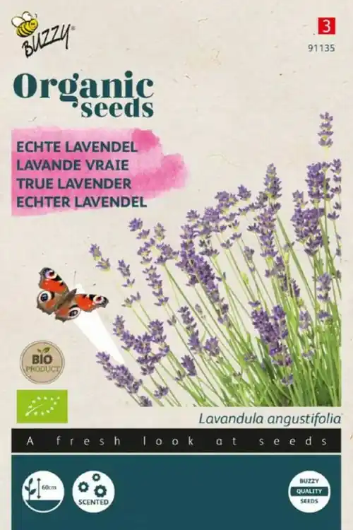 Buzzy® zaden - Organic Echte Lavendel (BIO) | Scherpe prijs