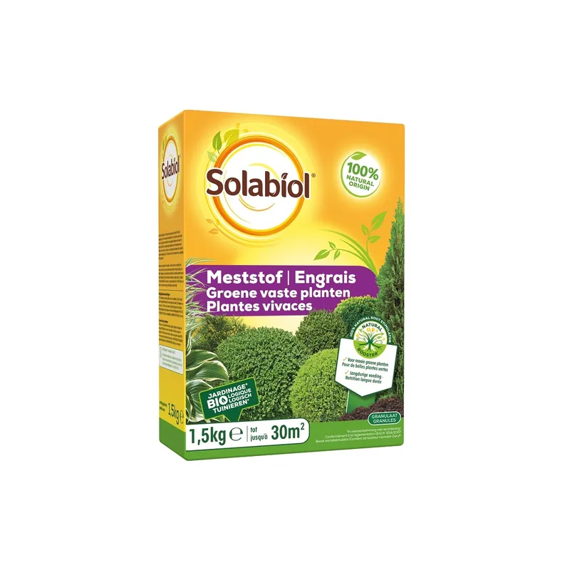 Nu beschikbaar | Solabiol Meststof groene vaste planten - 1.5kg