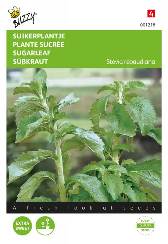 Buzzy® zaden - Stevia, Suikerplantje of Honingkruid | Bespaar meer