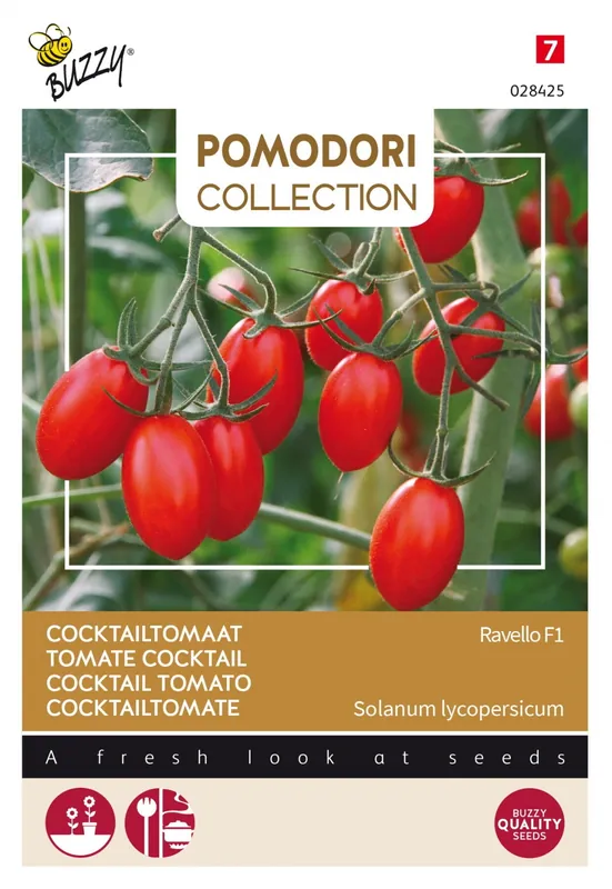 Favoriet van klanten - Buzzy® zaden - Pomodori Collection - Tomaat Ravello F1