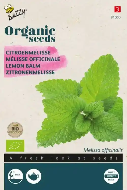 Tijdelijke actie | Buzzy® zaden - Organic Citroenmelisse (BIO)