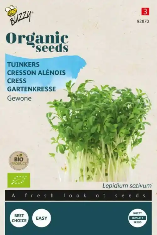 Buzzy® zaden - Organic Tuinkers Gewone (BIO) - Tijdelijke actie