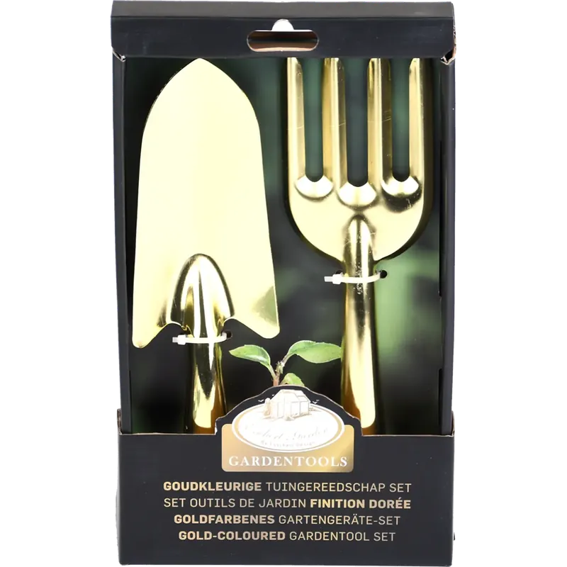 Shop nu - Esschert gouden Tuingereedschapset "golddigger"