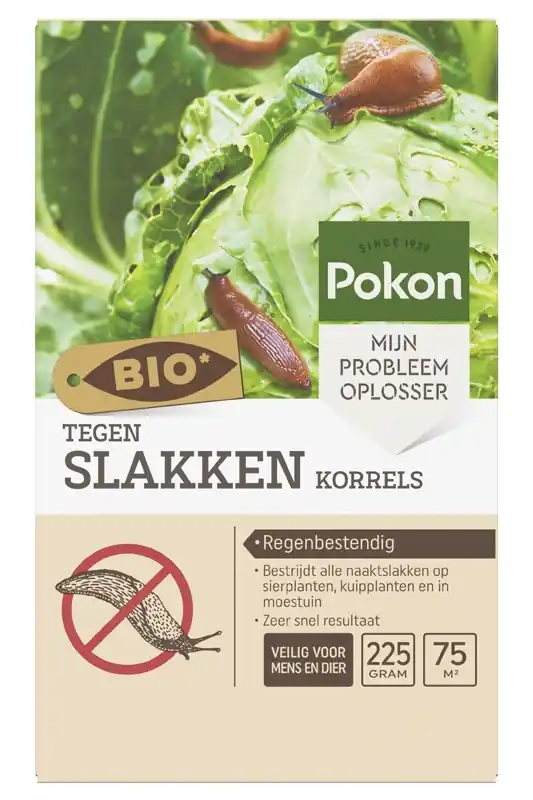 Nieuw product - Pokon Bio Tegen Slakken korrels 225gr