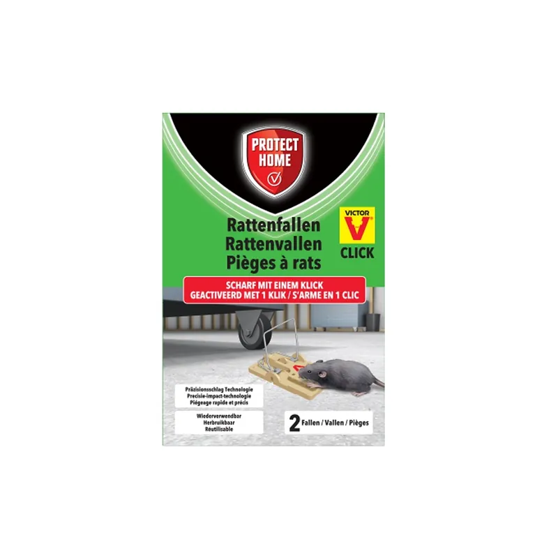 Protect Home plastic Rattenval - 2 stuks | Topprijs