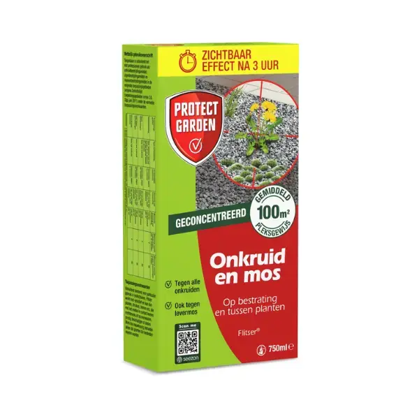 Protect Garden Flitser Concentraat - tegen Onkruid en Mos - 750ml - Populair bij klanten