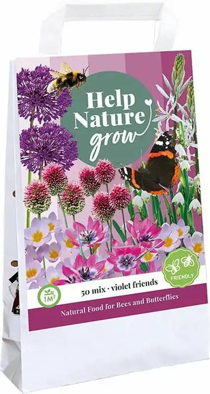 Bespaar nu | Tas Violet Friends - 50 bloembollen