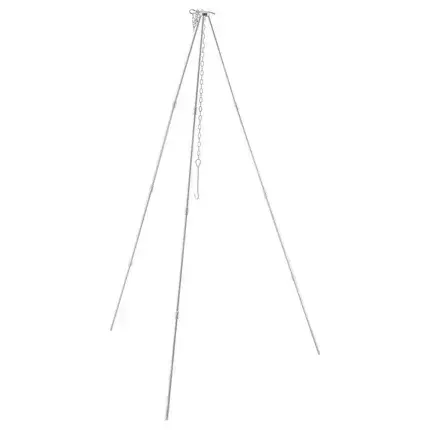 Nieuw product - Solo Stove Driepikkel RVS H109cm Zilver