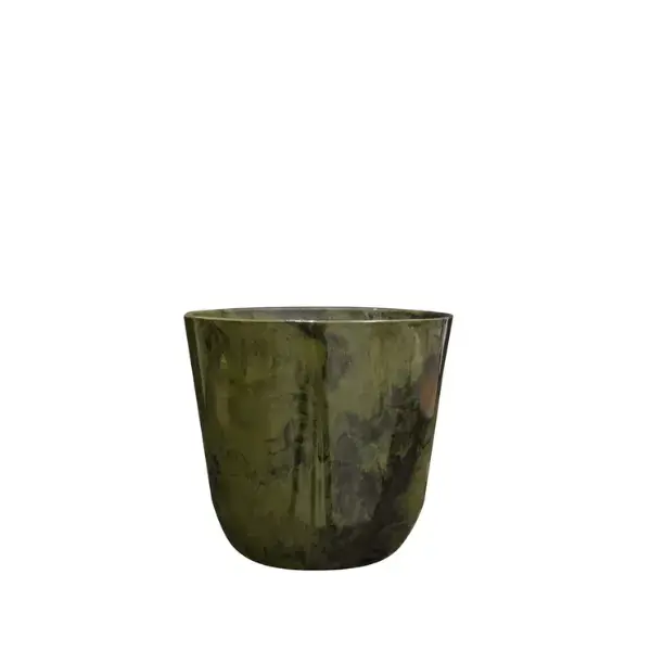 Uitverkoop | Pot Palermo D17h15cm Marble Green