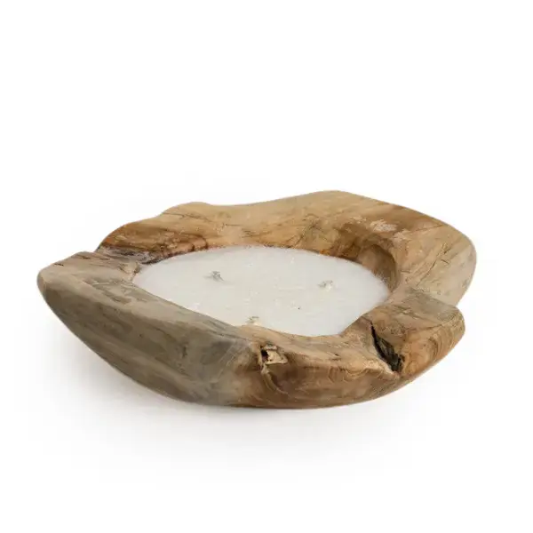 Tuinkaars Bowl Teak Ø40cm - Buitenkaars - Tierra Outdoor - Opruiming