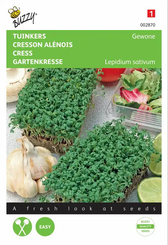 Hoog gewaardeerd | Buzzy® zaden - Tuinkers Gewone