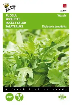Buzzy® zaden - Rucola Wasabi - Gratis retourneren
