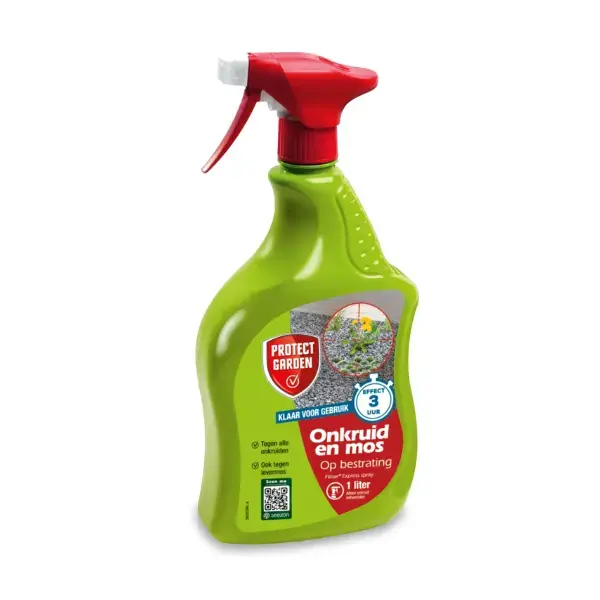 Protect Garden Flitser Express Spray - tegen Onkruid en Mos - 1L - Topkwaliteit