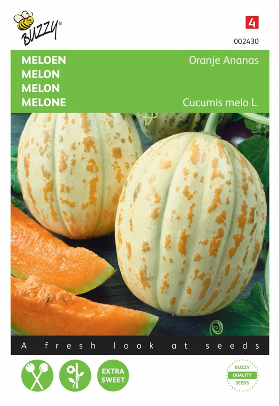 Topproduct - Buzzy® zaden - Meloen Oranje Ananas