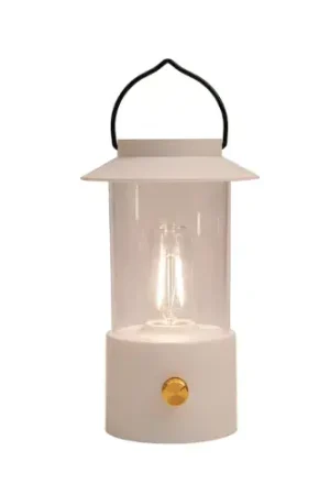 Actie | Dimbare USB LED-lantaarn 24 x 9cm - draagbaar - Wit