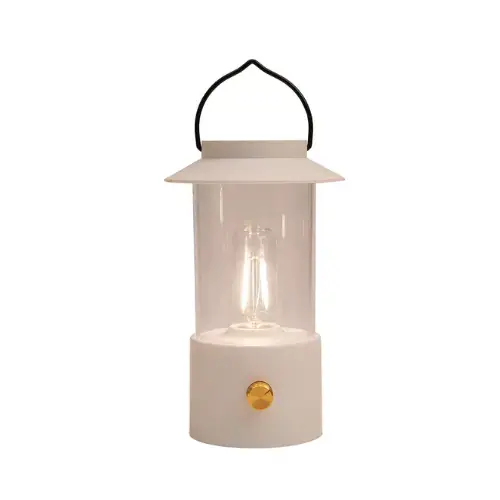Actie | Dimbare USB LED-lantaarn 24 x 9cm - draagbaar - Wit