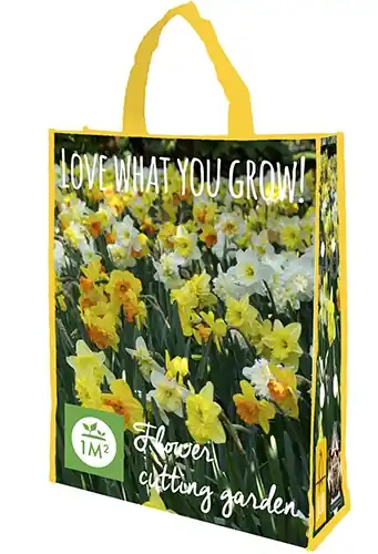 Favoriet van klanten | Shopping bag Narcissus ‘Love what you grow!‘ - 25 bloembollen