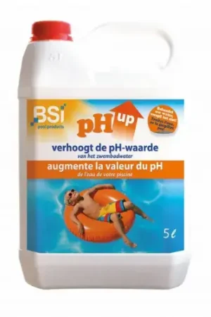 BSI pH Up Liquid 5 liter – Vloeibare pH-verhoger voor zwembad en spa | Meest verkocht