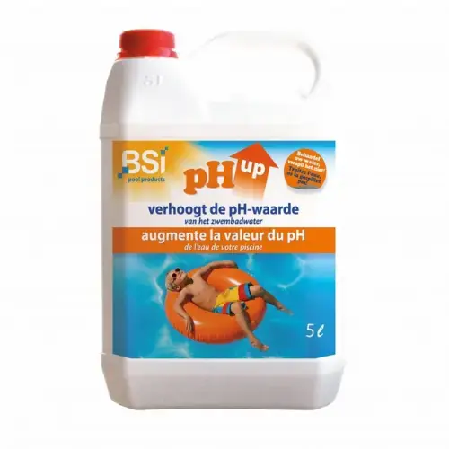 BSI pH Up Liquid 5 liter – Vloeibare pH-verhoger voor zwembad en spa | Meest verkocht