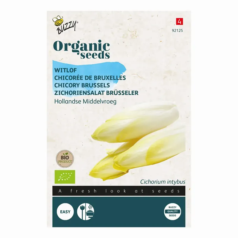 Nieuw in het assortiment | Buzzy® zaden - Organic Witlof Hollandse Middelvroeg (BIO)