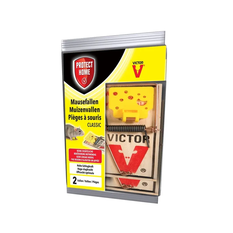 Protect Home houten Muizenval - 2 stuks | Uitverkoop