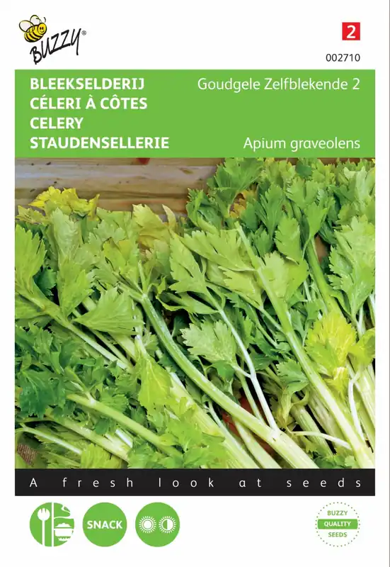 Buzzy® zaden - Bleekselderij Goudgele Zelfblekende 2 - Veel voordeel