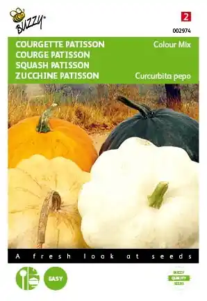 Scherp geprijsd - Buzzy® zaden - Courgette Patisson Colour mix