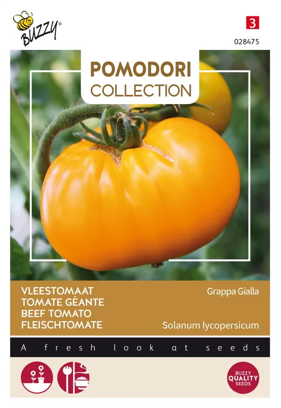 Bestel nu - Buzzy® zaden - Pomodori Collection - Tomaat Grappa Gialla