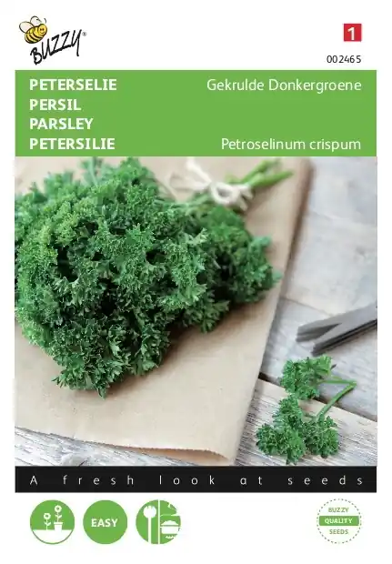 Buzzy® zaden - Peterselie Gekrulde Donkergroene - Erg populair