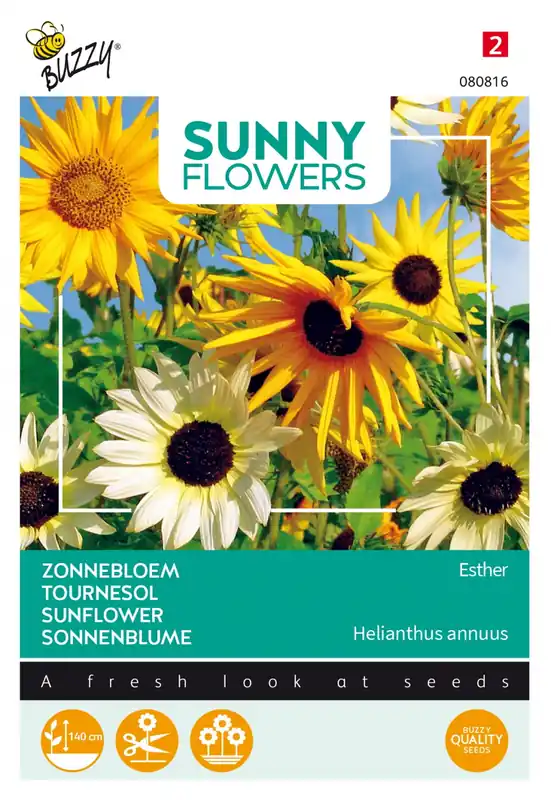 Korting | Buzzy® zaden - Sunny Flowers, Zonnebloem Esther