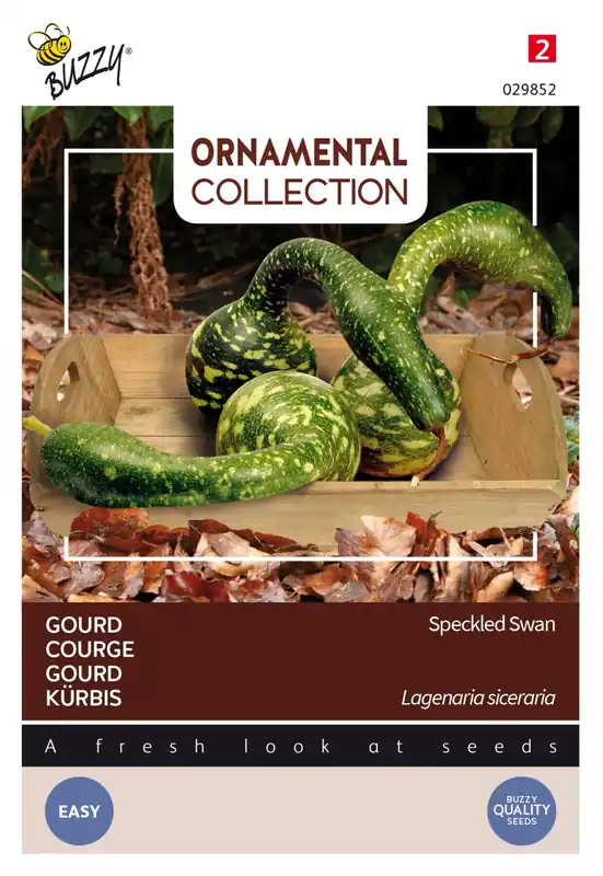 Buzzy® zaden - Ornamental Gourd Speckled Swan (Lagenaria siceraria) | Nu beschikbaar