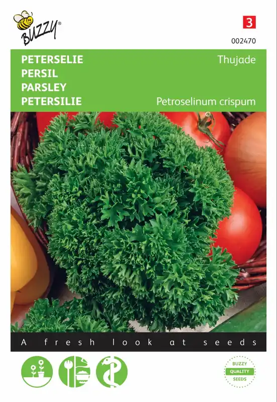Buzzy® zaden - Peterselie Thujade, donkergroene - Actie