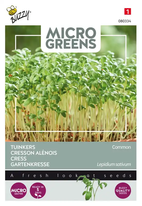 Uitverkoop | Buzzy® zaden - Microgreens, Tuinkers