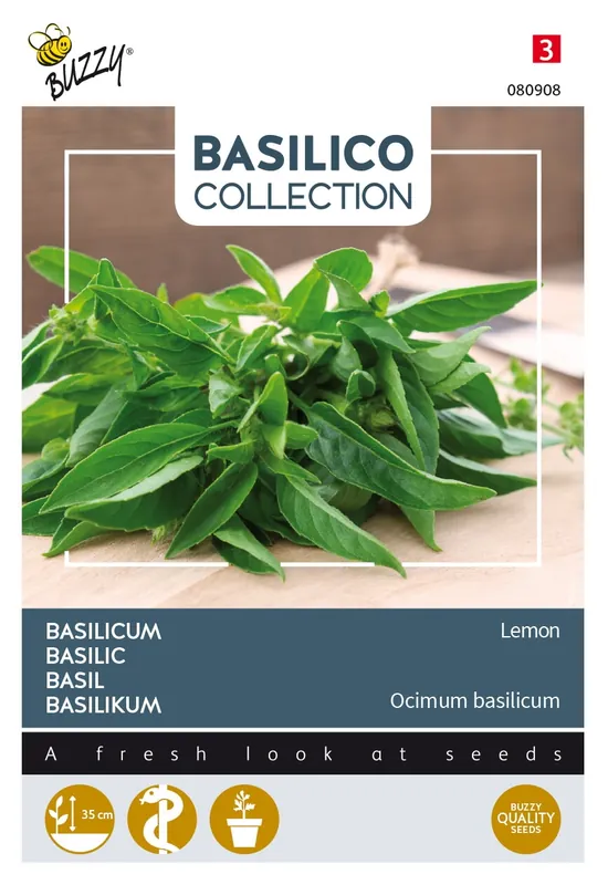 Verlaagde prijs | Buzzy® zaden - Basilicum Lemon