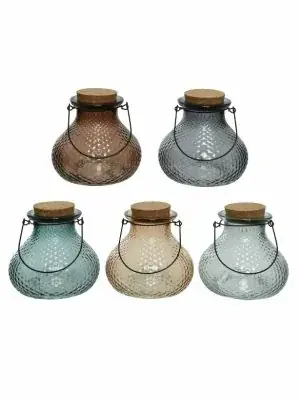 Wespenvanger Glas D14h13cm (diverse kleuren) - Veel gevraagd