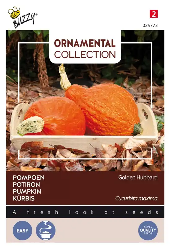 Korting | Buzzy® zaden - Ornamental Collection - Pompoen Golden Hubbard