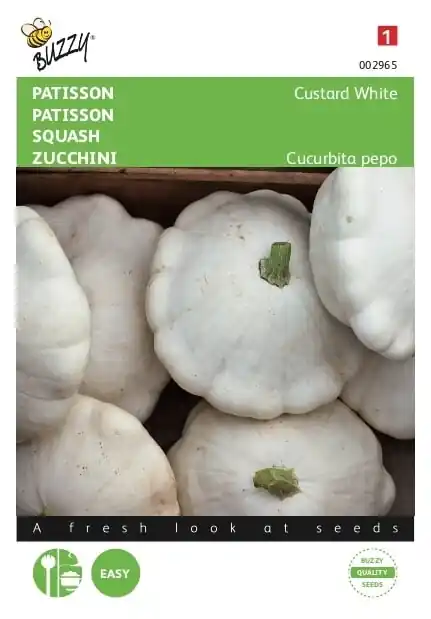 Buzzy® zaden - Patisson Custard White - Superprijs