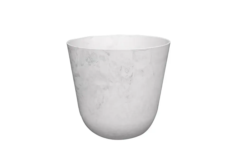 Bijna uitverkocht | Pot Palermo D21h19cm Marble Cloud