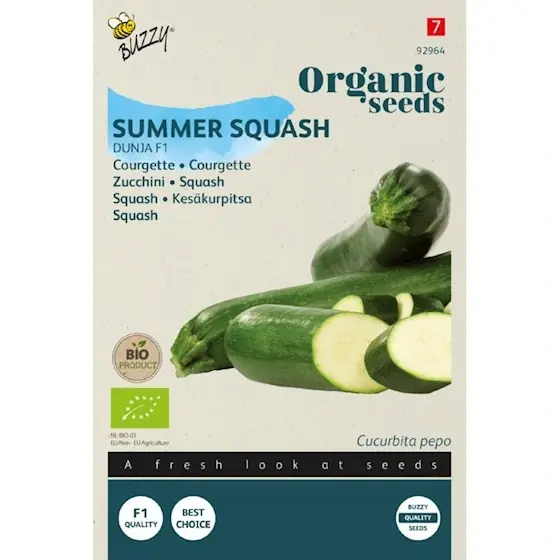Buzzy® Organic Seeds - Courgette Dunja F1 (BIO) - Tijdelijke actie