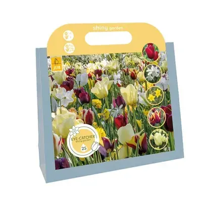 Kadoverpakking Eye-catchers Shiny Garden - 25 bloembollen | Mis het niet