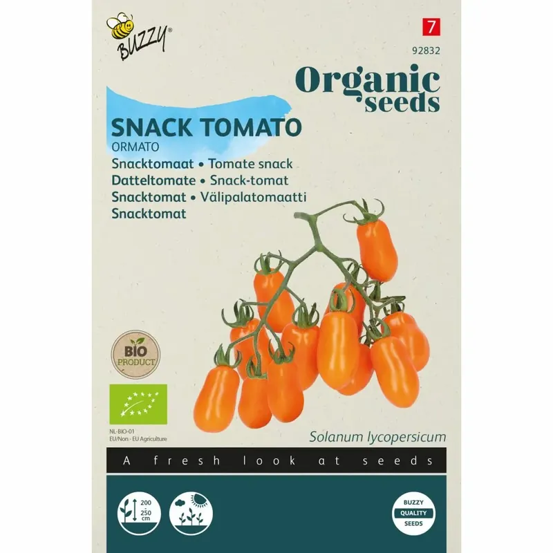 Lage prijs - Buzzy® zaden - Organic Snacktomaat Ormato (BIO)